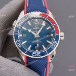 Swiss Omega Seamaster Planet Ocean 600m Co-Axial Watch Blue&Red Men